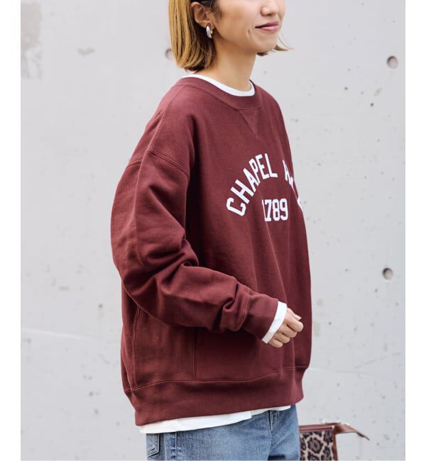 FRAMeWORK「Champion 別注リバースウィーブ ロゴスウェットポケットプルオーバー」|スウェット・ジャージ|