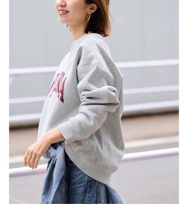 FRAMeWORK「Champion 別注リバースウィーブ ロゴスウェットポケットプルオーバー」|スウェット・ジャージ|