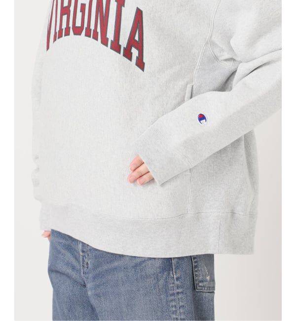 FRAMeWORK「Champion 別注リバースウィーブ ロゴスウェットポケットプルオーバー」|スウェット・ジャージ|