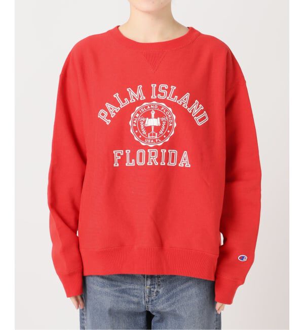 FRAMeWORK「Champion 別注リバースウィーブ ロゴスウェットポケットプルオーバー」|スウェット・ジャージ|