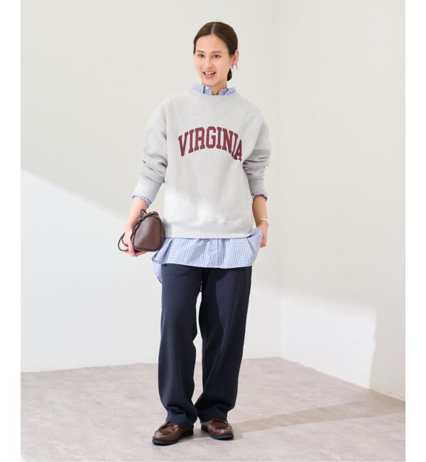 FRAMeWORK「Champion 別注リバースウィーブ ロゴスウェットポケットプルオーバー」|スウェット・ジャージ|