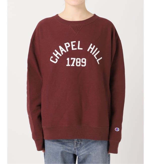 FRAMeWORK「Champion 別注リバースウィーブ ロゴスウェットポケットプルオーバー」|スウェット・ジャージ|