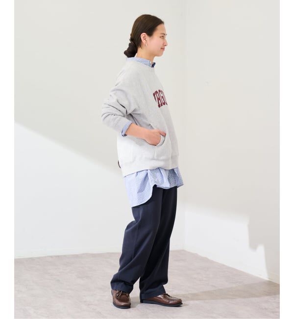 FRAMeWORK「Champion 別注リバースウィーブ ロゴスウェットポケットプルオーバー」|スウェット・ジャージ|