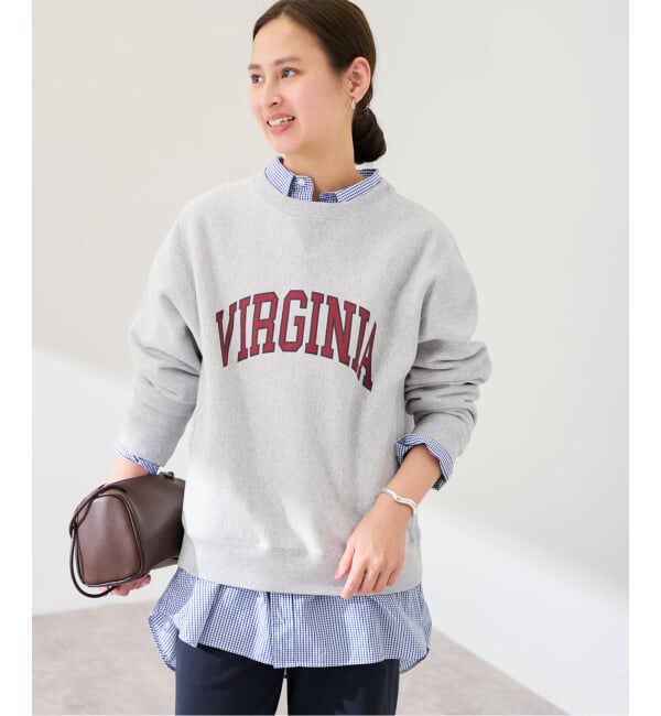 FRAMeWORK「Champion 別注リバースウィーブ ロゴスウェットポケットプルオーバー」|スウェット・ジャージ|