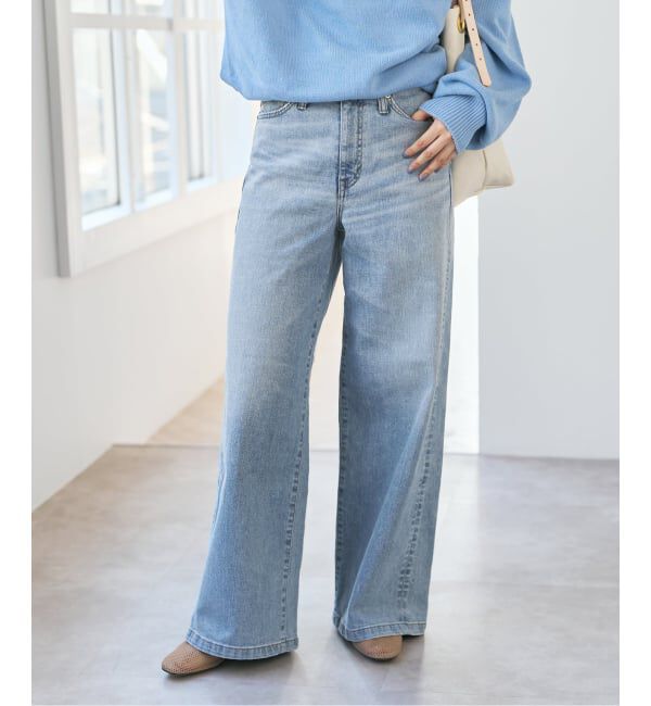 Spick and Span「SOMETHING / サムシング 別注 NEW LISA WIDE*」|デニム|