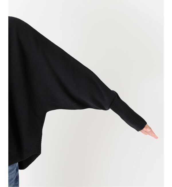 Spick and Span「《WEB限定 / 追加2》バルキーヤーンドルマンロングリブニット」|ニット・セーター|
