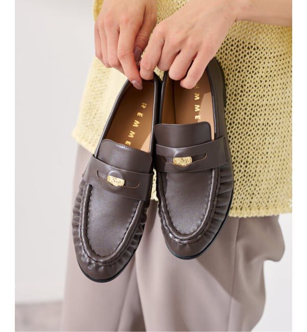 FRAMeWORK「REMME/レメ 別注coin ローファー」|ローファー|ブラウン