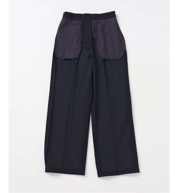 Spick and Span「ドレープチノ1タックストレートパンツ」|チノ|