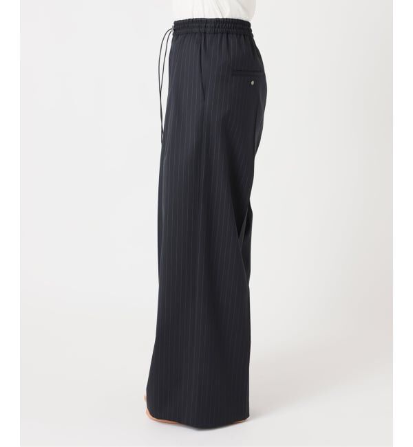 FRAMeWORK「TWストライプワイドパンツ」|スラックス|