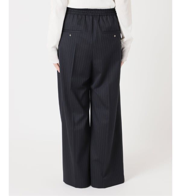 FRAMeWORK「TWストライプワイドパンツ」|スラックス|