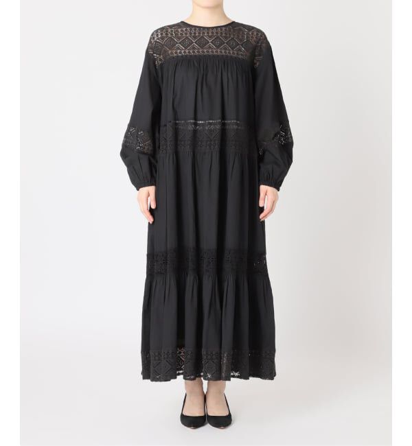 Spick and Span「《新色有り / 追加》HYUレースギャザーワンピース」|ワンピース|