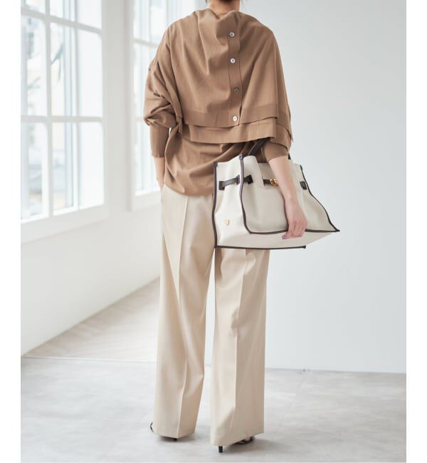 Spick and Span「Emil cotoni Vネックプルオーバー」|ニット・セーター|