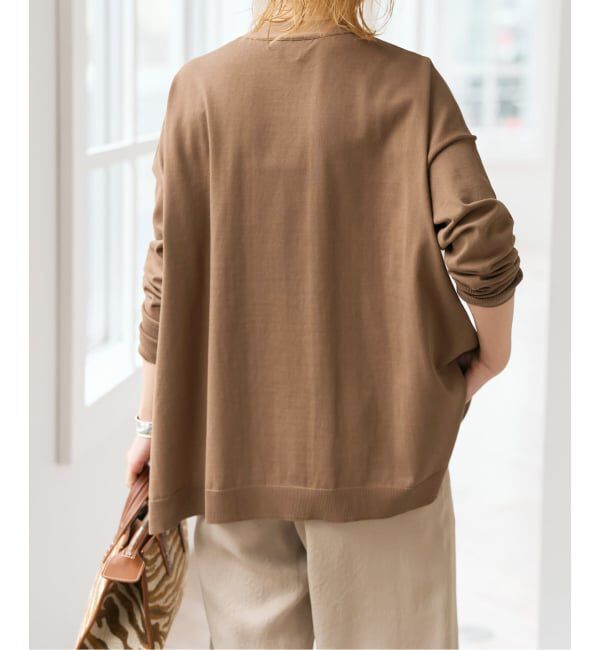 Spick and Span「Emil cotoni Vネックカーディガン」|カーディガン|