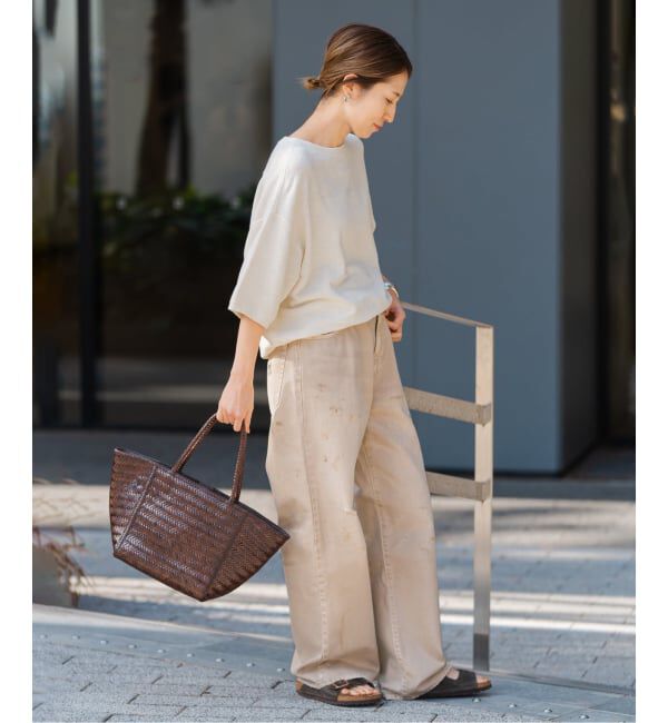 FRAMeWORK「≪WEB先行 / 追加≫LINEN TERRY LOOSEプルオーバー」|Tシャツ・カットソー|