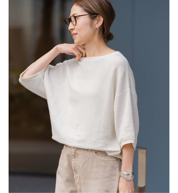 FRAMeWORK「≪WEB先行 / 追加≫LINEN TERRY LOOSEプルオーバー」|Tシャツ・カットソー|