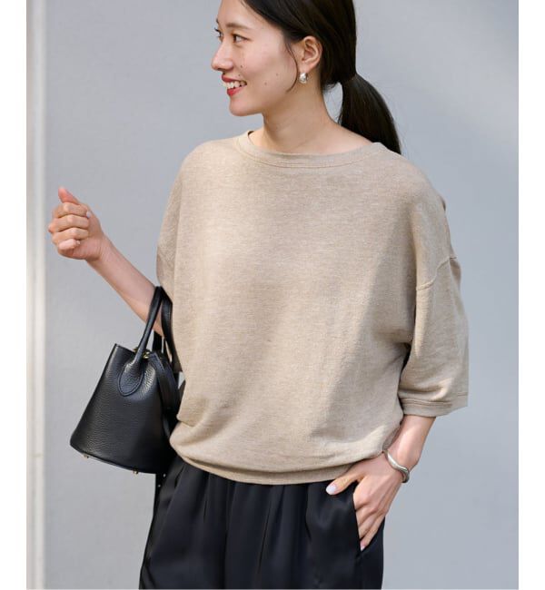 FRAMeWORK「≪WEB先行 / 追加≫LINEN TERRY LOOSEプルオーバー」|Tシャツ・カットソー|