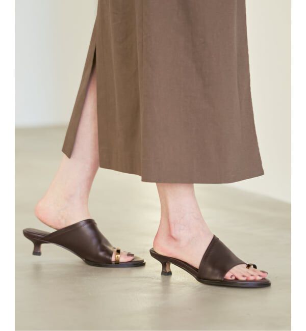 NOBLE「《追加・パーツ別注》LE VERNIS/ルベル二 Toe ring sandals」|サンダル|