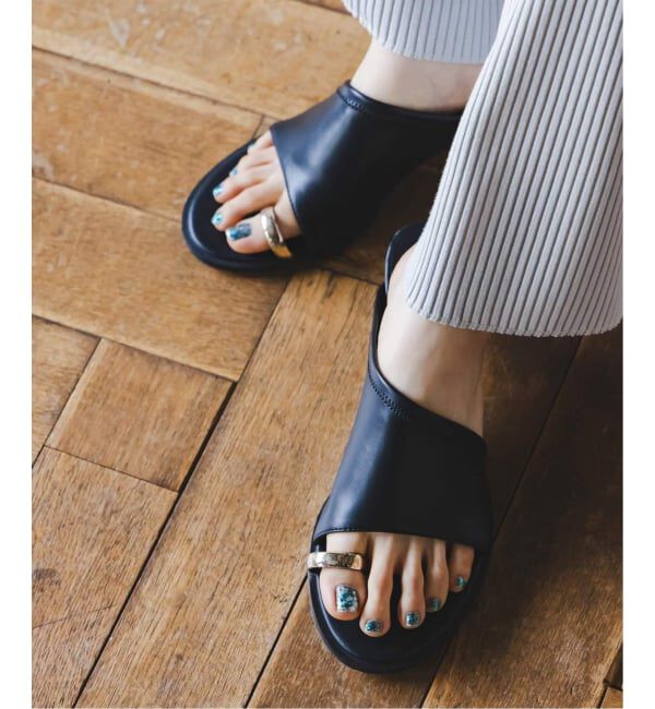 NOBLE「《追加・パーツ別注》LE VERNIS/ルベル二 Toe ring sandals」|サンダル|