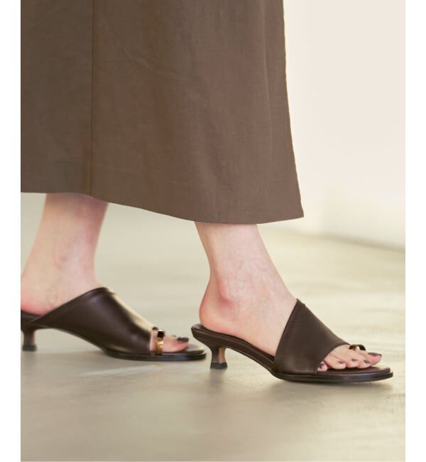 NOBLE「《追加・パーツ別注》LE VERNIS/ルベル二 Toe ring sandals」|サンダル|