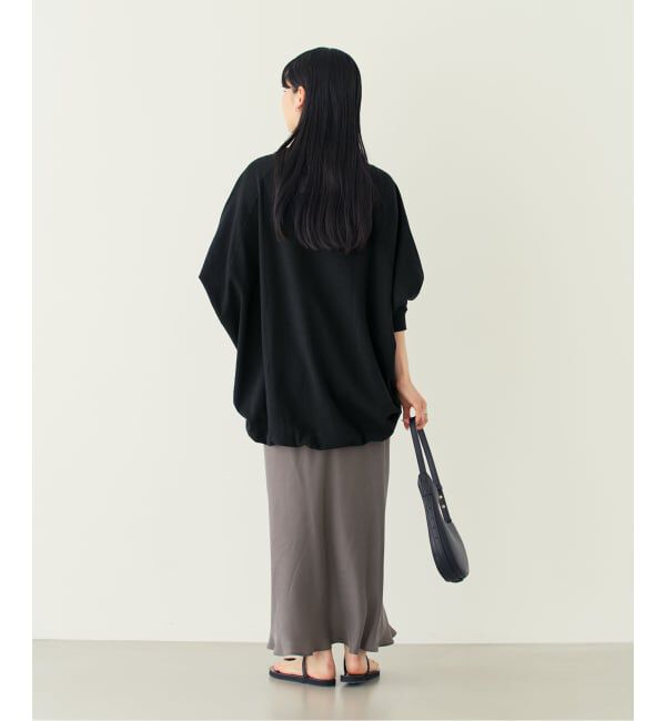 NOBLE「《新色・追加》キュプラサテンナローAラインスカート」|スカート|