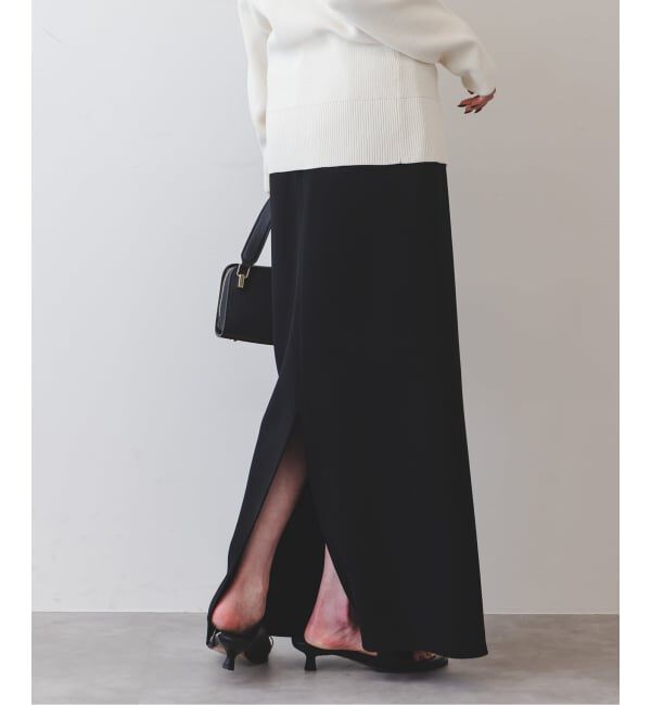 NOBLE「《追加》【洗える】コンフォートジャージーライクタイトスカート10」|スカート|