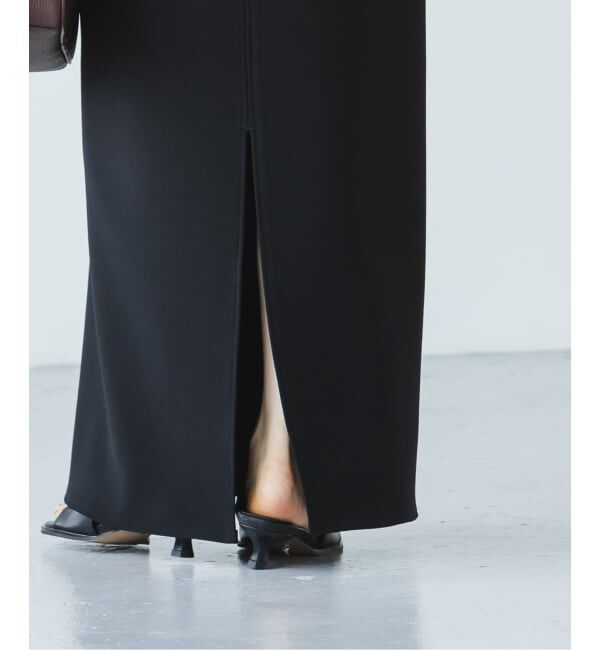 NOBLE「《追加》【洗える】コンフォートジャージーライクタイトスカート10」|スカート|