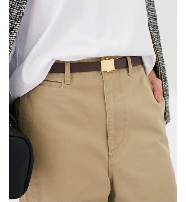 FRAMeWORK「LEFIJE/レフィエ　2WAYバックルベルト スムース*カタオシ」|ベルト|