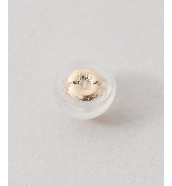 Lilas by Spick&Span「オクタゴンオニキスピアス K10（両耳）」|ピアス|