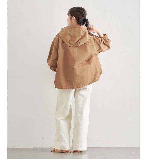 U by SPICK&SPAN「《WEB限定 / 追加》コットン/ナイロングログランフレアブルゾン」|ブルゾン・スタジャン|