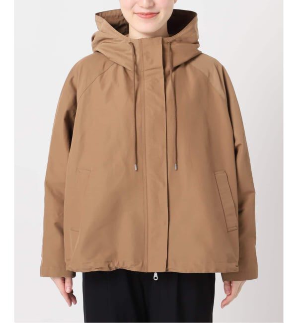 U by SPICK&SPAN「《WEB限定 / 追加》コットン/ナイロングログランフレアブルゾン」|ブルゾン・スタジャン|