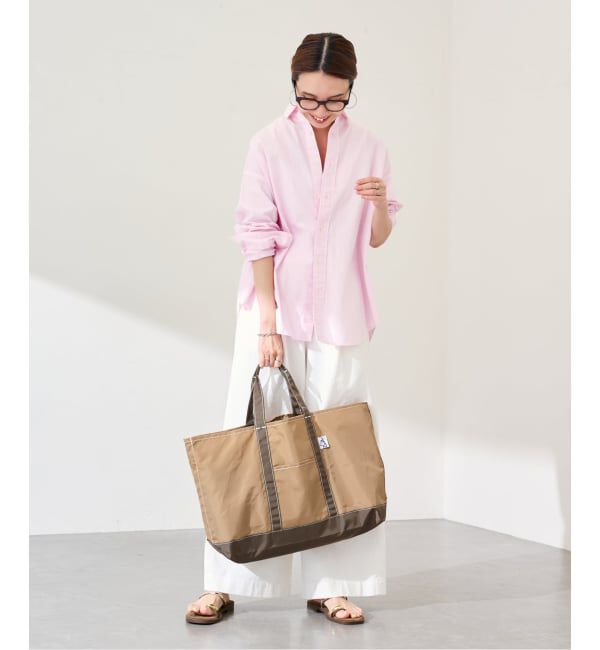 FRAMeWORK「DRIFTER/ドリフター ナイロンTOTEバッグ（ブラウン）」|トートバッグ|