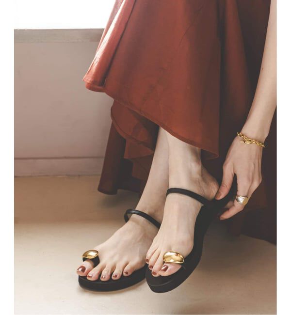 NOBLE「《追加》LAOCOONTE/ラオコンテ リングトゥサンダル」|サンダル|