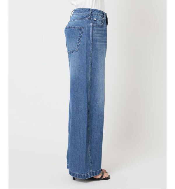 U by SPICK&SPAN「《予約》バレルレッグバギーデニム」|デニム|