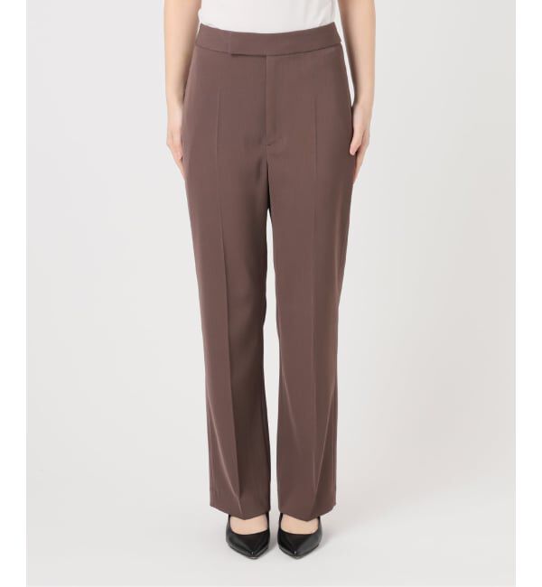 NOBLE「ツイルクロスストレートパンツ」|スラックス|