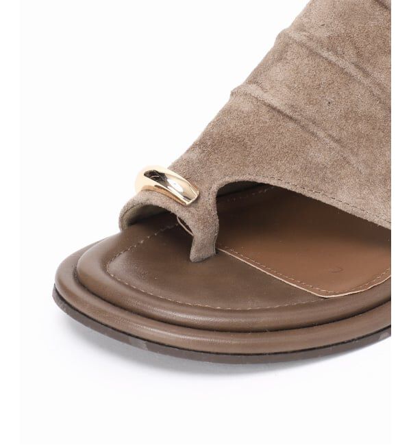 Spick and Span「《予約》Spick & Span スエードサンダル」|サンダル|