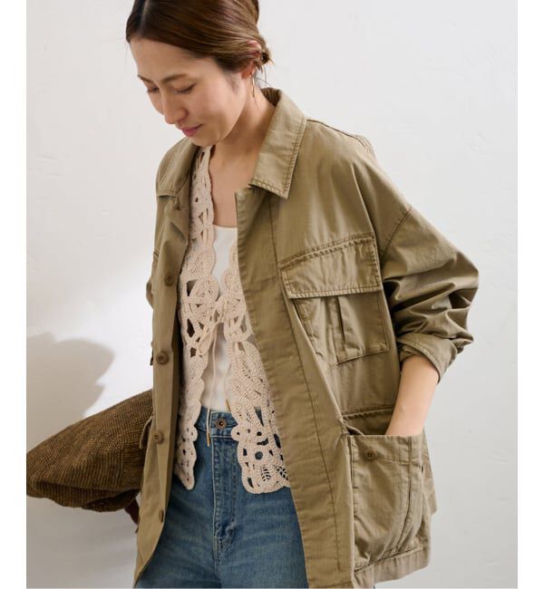 FRAMeWORK「≪追加予約≫コットンレースエンブロイダリーVEST」|ダウンベスト・ベスト|