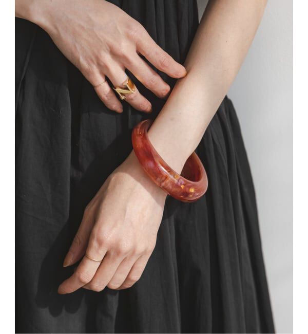 NOBLE「BLOCK/ブロック マーブルワイドバングル」|ブレスレット・バングル|