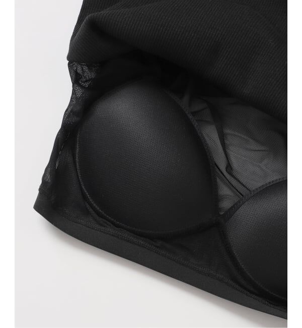 Spick and Span「《予約》カップ付きT/Cボートネックキャミ」|キャミソール|