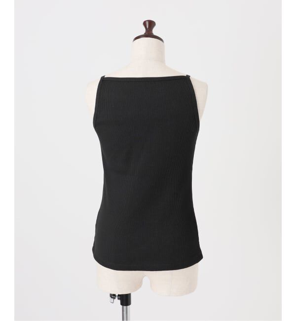 Spick and Span「《予約》カップ付きT/Cボートネックキャミ」|キャミソール|