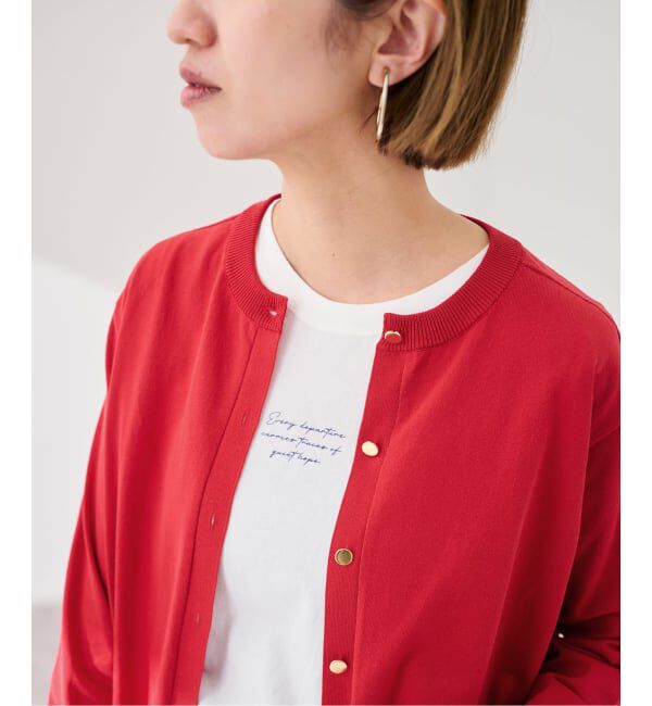 FRAMeWORK「CO/PL 18Gクルーカーディガン」|カーディガン|