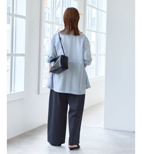 U by SPICK&SPAN「《追加予約》ルーズタックチノパンツ」|チノ|