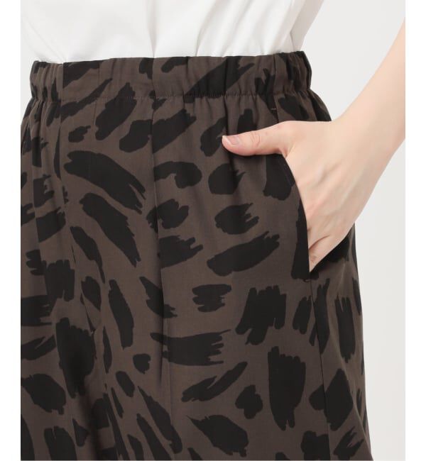 Spick and Span「《追加予約》アートレオパードタックイージーパンツ」|その他|