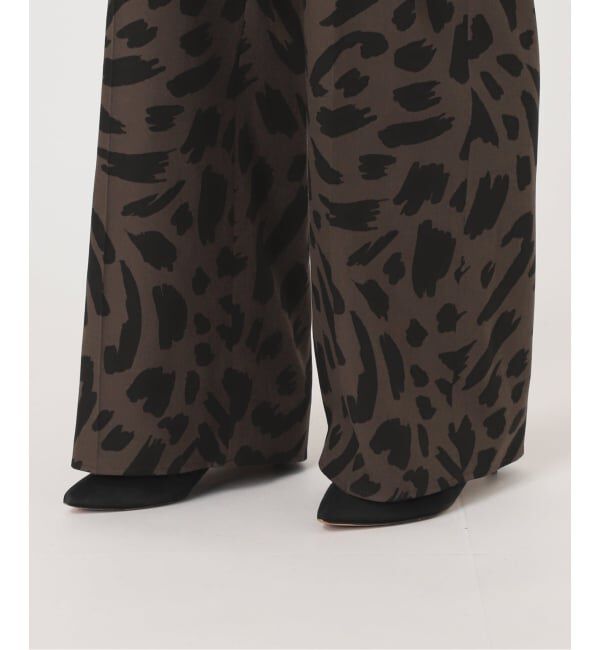 Spick and Span「《追加予約》アートレオパードタックイージーパンツ」|その他|