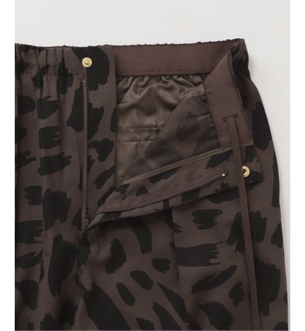 Spick and Span「《追加予約》アートレオパードタックイージーパンツ」|その他|