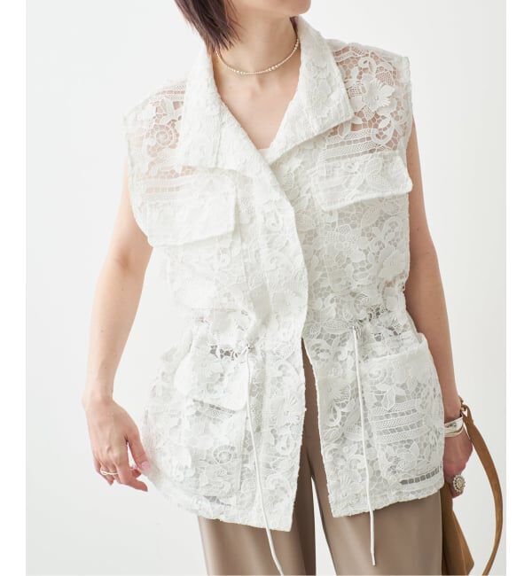 Spick and Span「《一部店舗+WEB限定》LAYAS/レイヤーズ レースベスト」|その他|