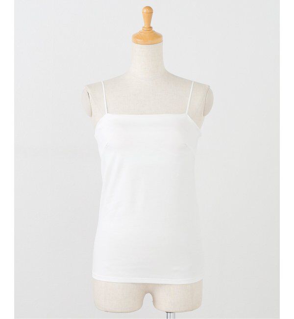  「《追加9》【洗える】カップ付きキャミソール」|インナー|ホワイト
