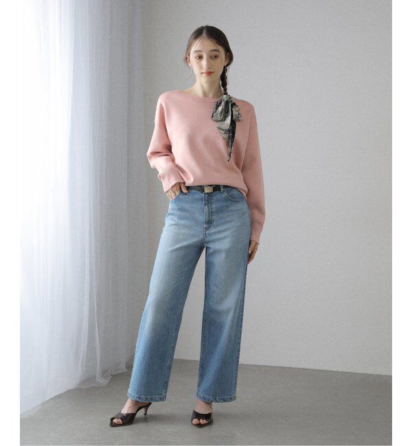  「【洗える】接結クルーネックプルオーバー」|ニット・セーター|