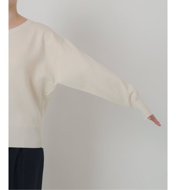  「【洗える】接結クルーネックプルオーバー」|ニット・セーター|
