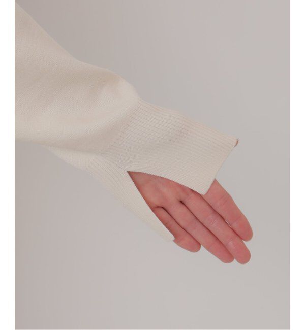  「【洗える】接結クルーネックプルオーバー」|ニット・セーター|