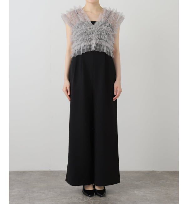  「《追加3》 チュールベストオールインワン」|スラックス|